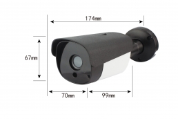 New design waterproof bullet camera housing