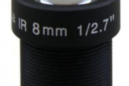 Camera lens with 8mm 1/2.7" format f2.0 3MP M12