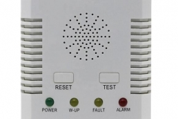 Wired gas alarm detector for home use 