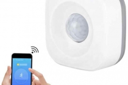 Battery-powered Wifi wireless PIR detector sensor with TUYA APP control